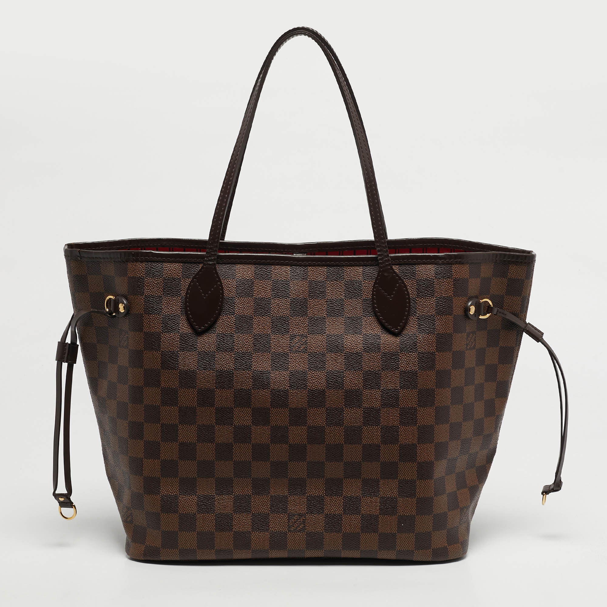 Louis Vuitton Neverfull MM Damier Ebene Canvas Bag, Brown
Louis Vuitton Neverfull MM Damier Ebene Canvas Bag, Brown