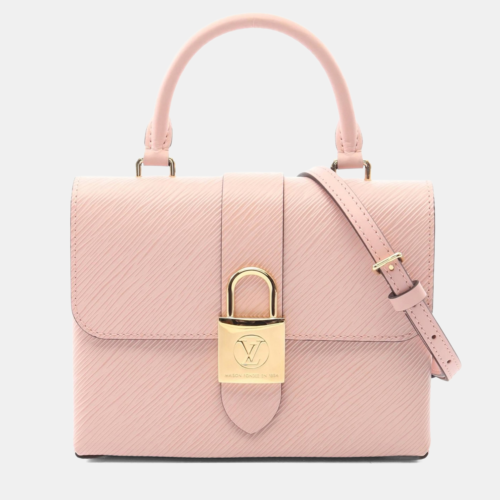 Louis Vuitton Locky BB Rose Ballerine Epi Leather Top Handle Bag, Pink
Louis Vuitton Locky BB Rose Ballerine Epi Leather Top Handle Bag, Pink