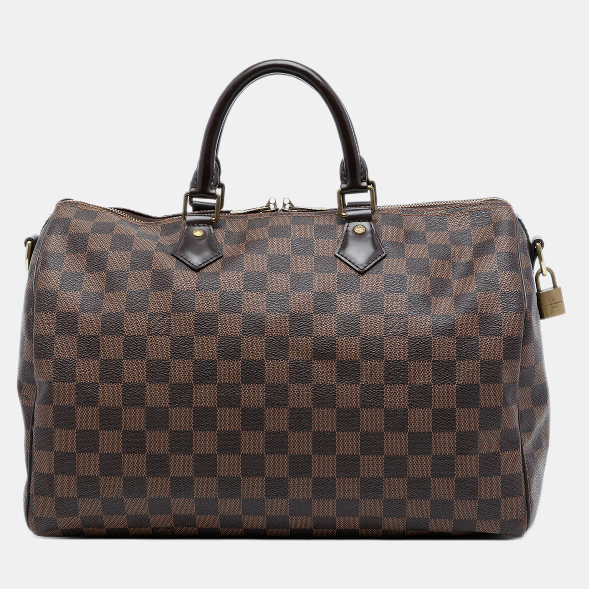 Louis Vuitton Brown Damier Ebene Speedy Bandouliere 35
Louis Vuitton Brown Damier Ebene Speedy Bandouliere 35