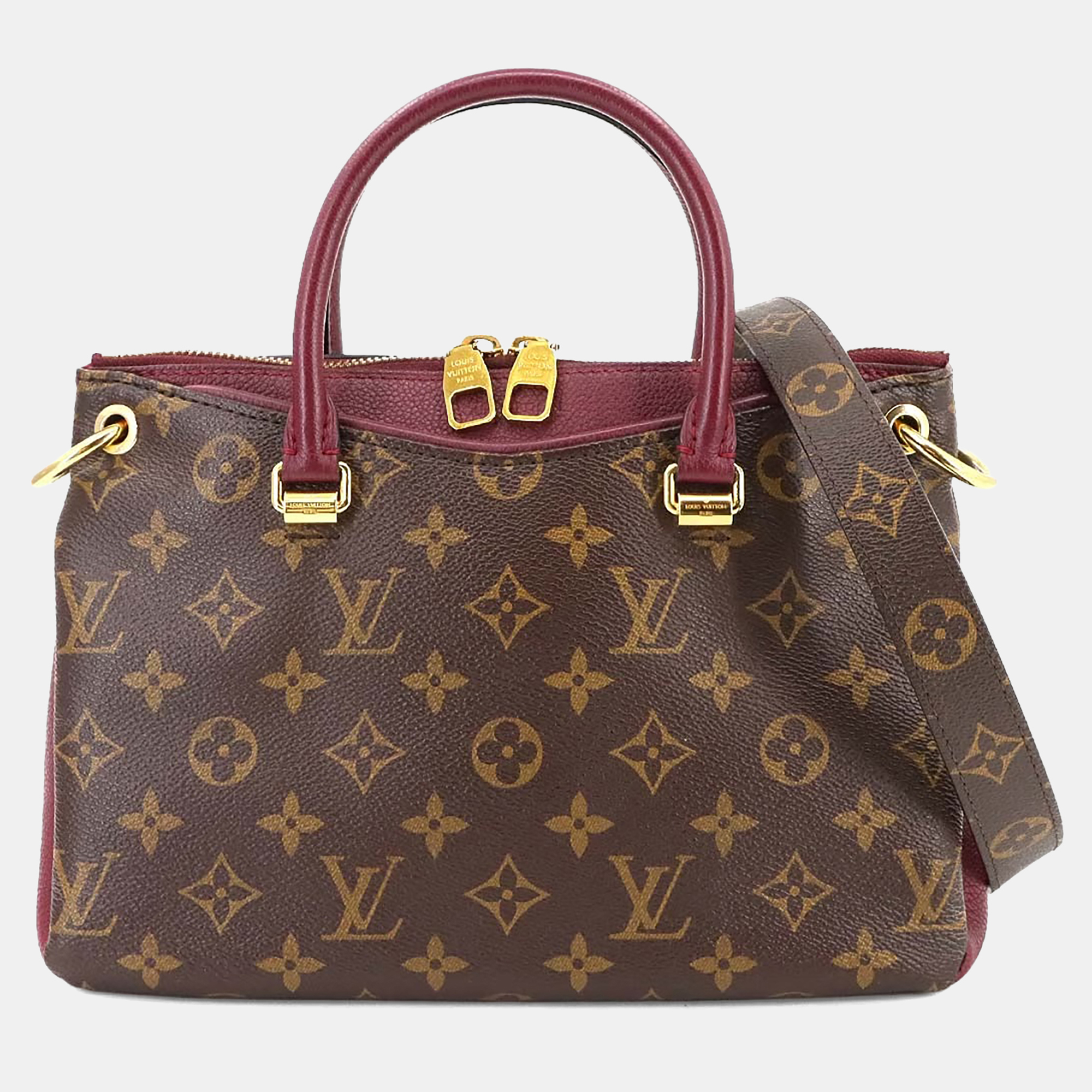 Louis Vuitton Pallas BB Raisin Monogram Canvas 2way Handbag, Brown
Louis Vuitton Pallas BB Raisin Monogram Canvas 2way Handbag, Brown