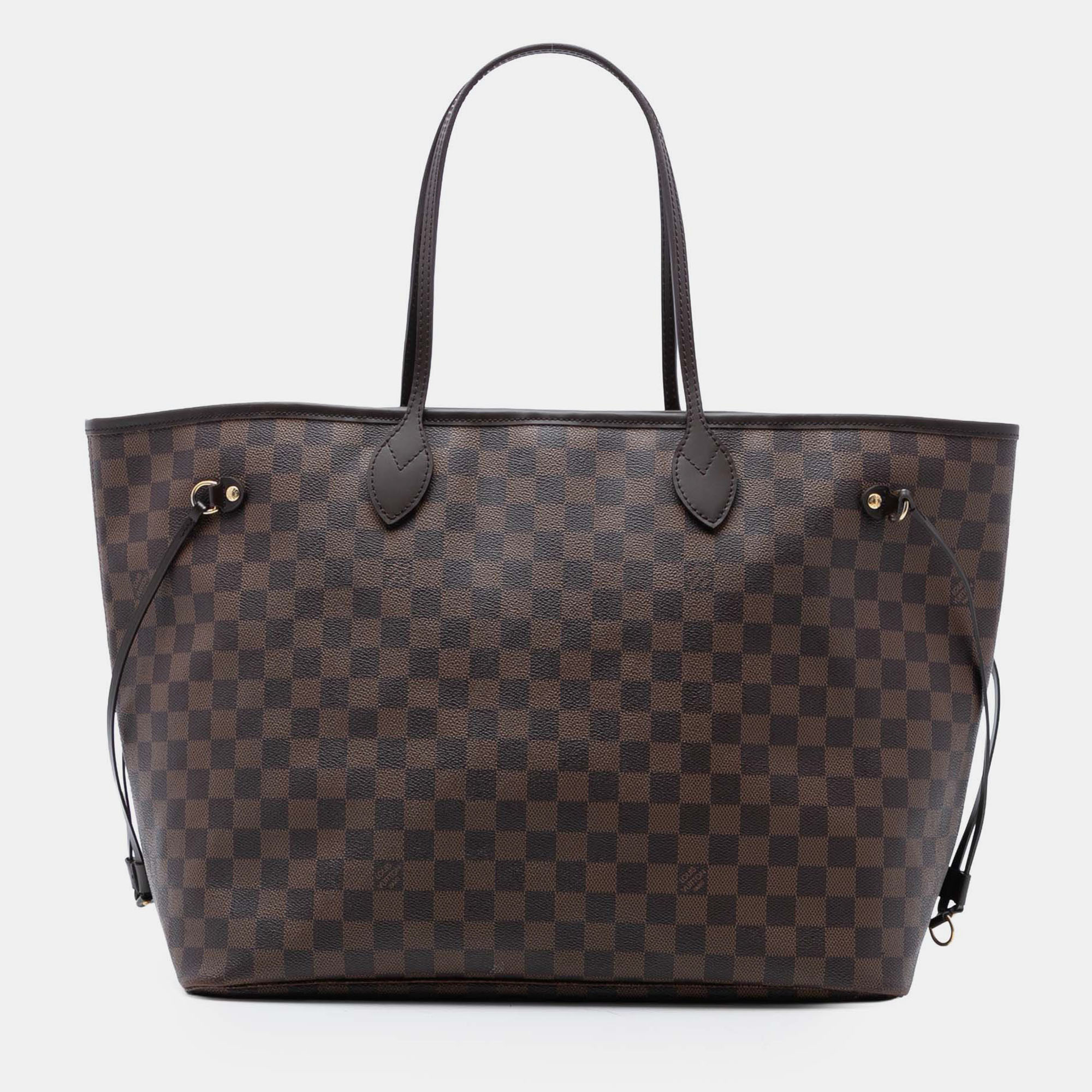 Louis Vuitton Brown Damier Ebene Neverfull GM
Louis Vuitton Brown Damier Ebene Neverfull GM