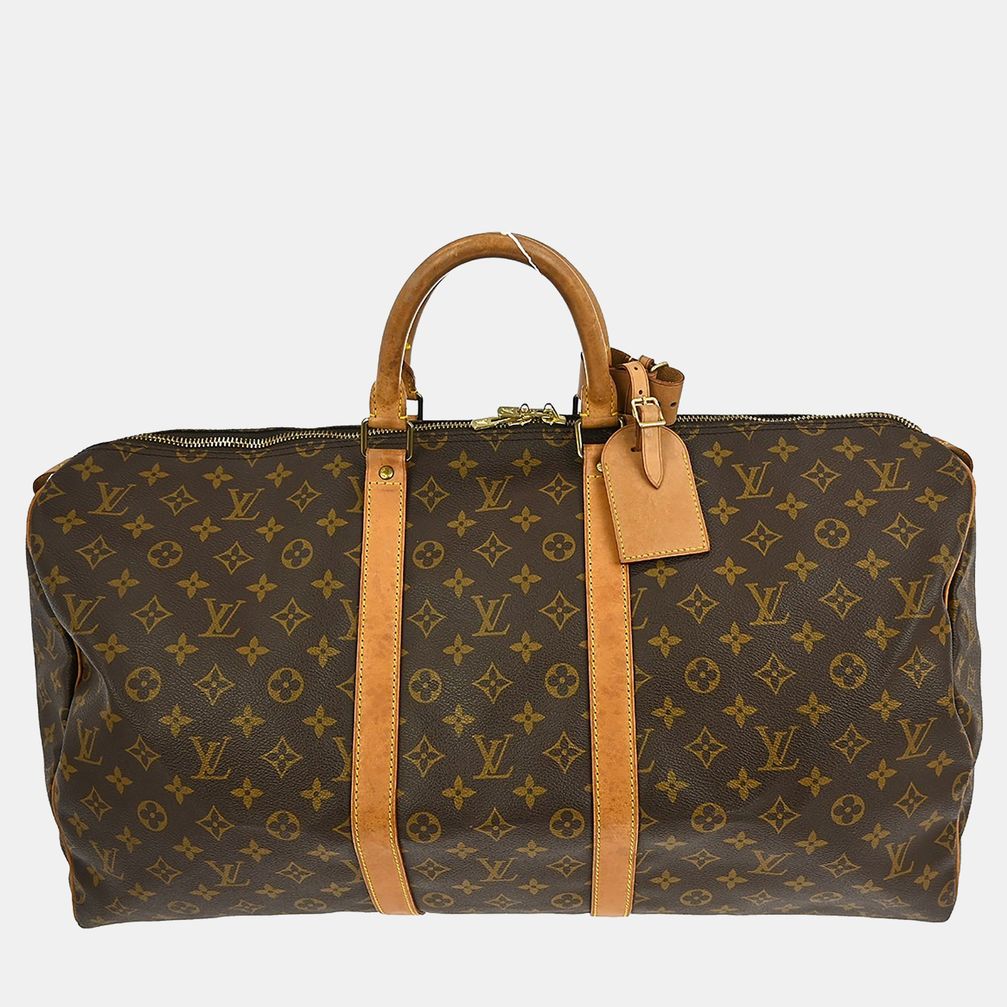 Louis Vuitton Keepall 55 Travel Handbag Monogram, Brown
Louis Vuitton Keepall 55 Travel Handbag Monogram, Brown