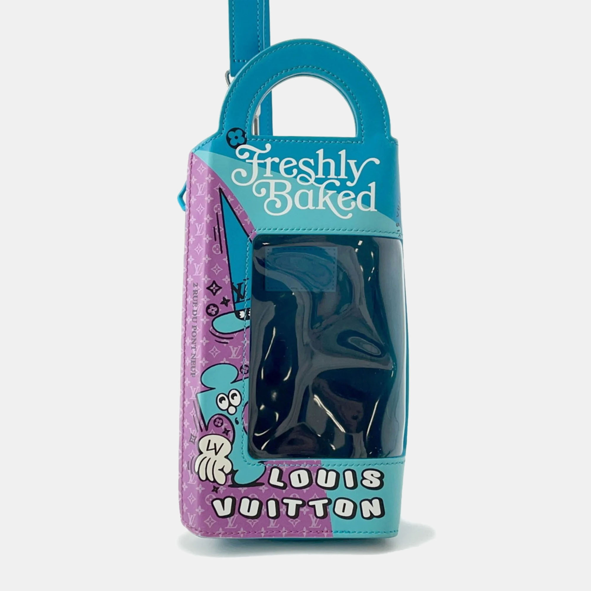 Louis Vuitton Monogram Sandwich Box Handbag, Blue
Louis Vuitton Monogram Sandwich Box Handbag, Blue