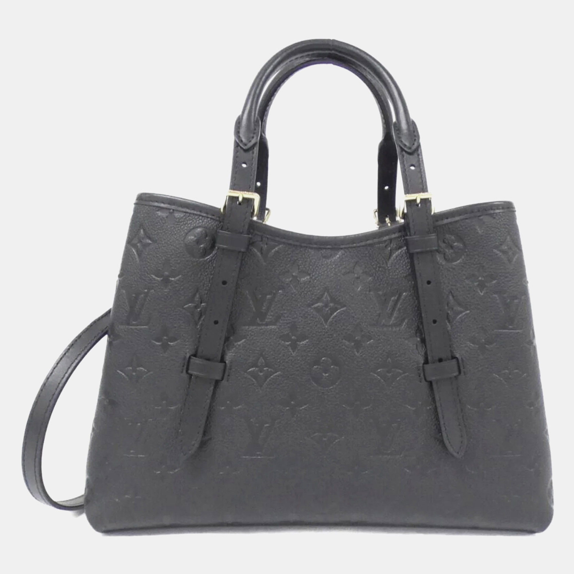 Louis Vuitton Black Monogram Empreinte Babylon Tote PM Handbag
Louis Vuitton Black Monogram Empreinte Babylon Tote PM Handbag