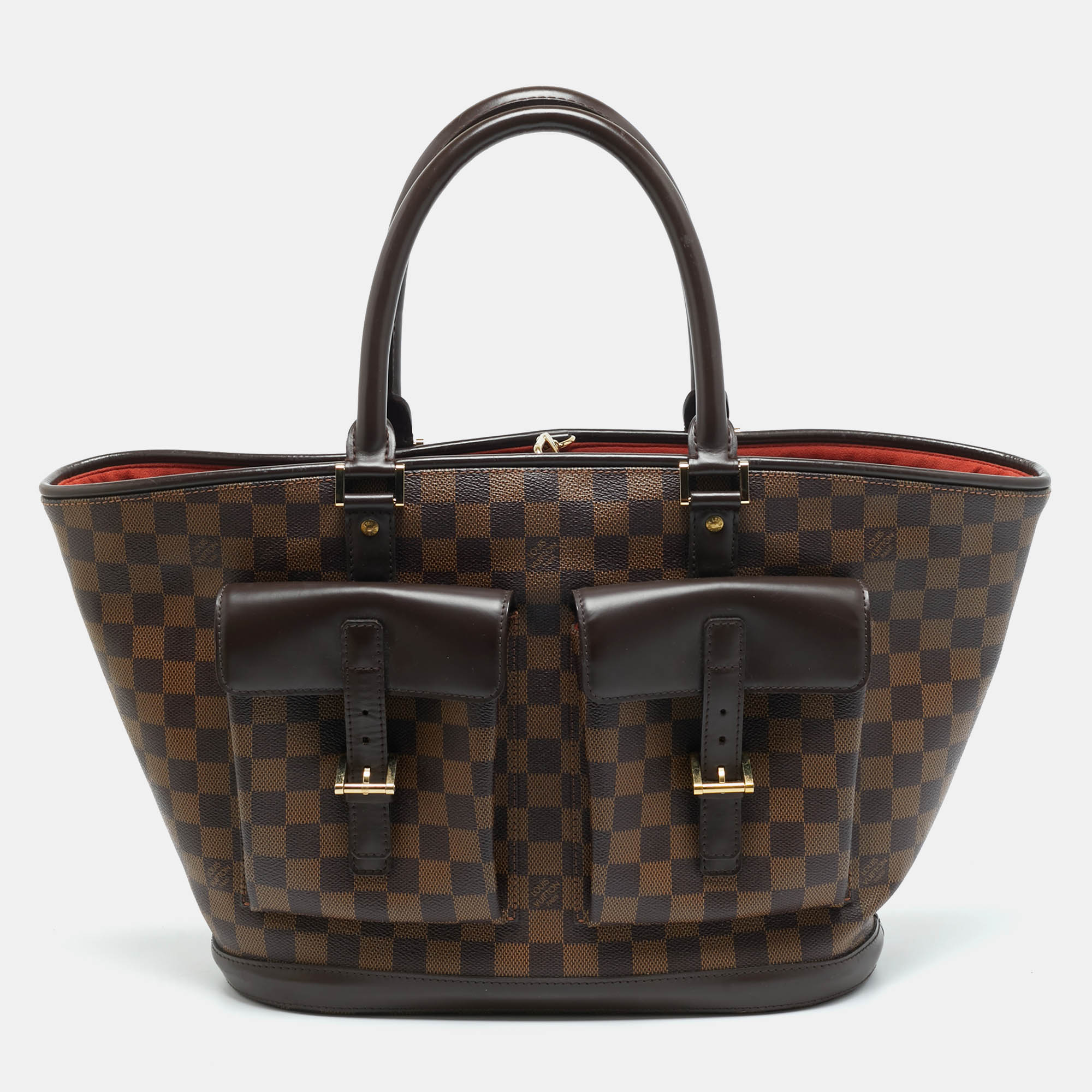 Louis Vuitton Manosque GM Damier Ebene Canvas Bag, Brown
Louis Vuitton Manosque GM Damier Ebene Canvas Bag, Brown