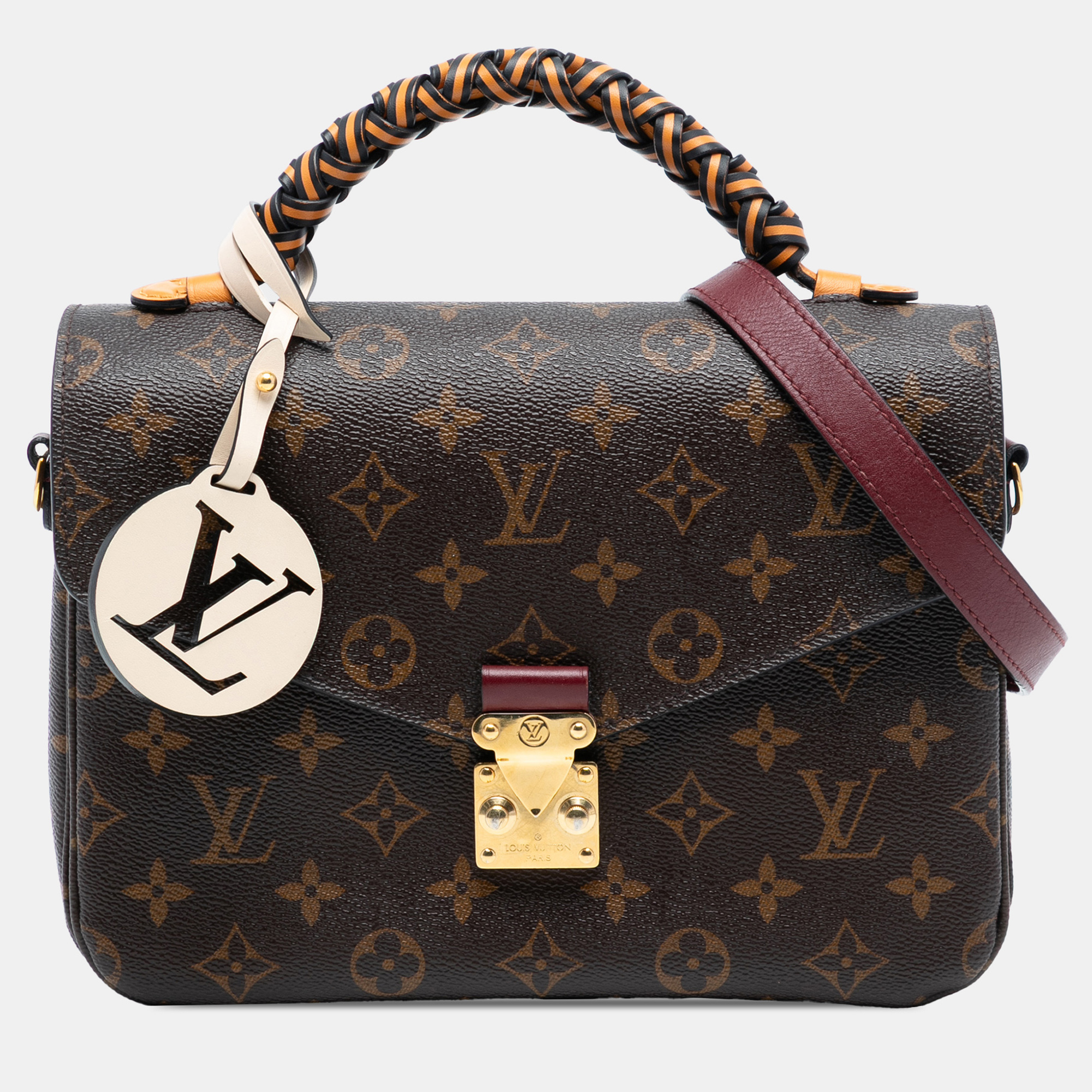 Louis Vuitton Brown Monogram Braided Pochette Metis
Louis Vuitton Brown Monogram Braided Pochette Metis