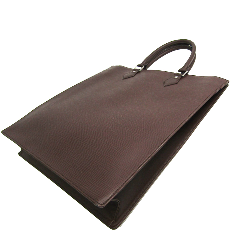 

Louis Vuitton Moka Epi Leather Sac Plat Bag, Brown