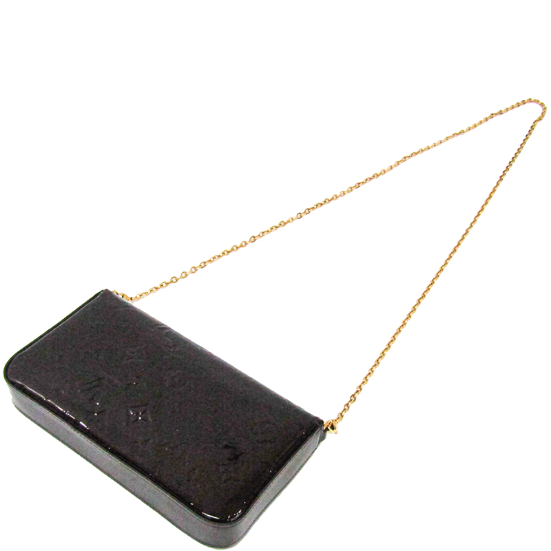 Louis Vuitton Amarante Monogram Vernis Pochette Bag, Purple
Louis Vuitton Amarante Monogram Vernis Pochette Bag, Purple