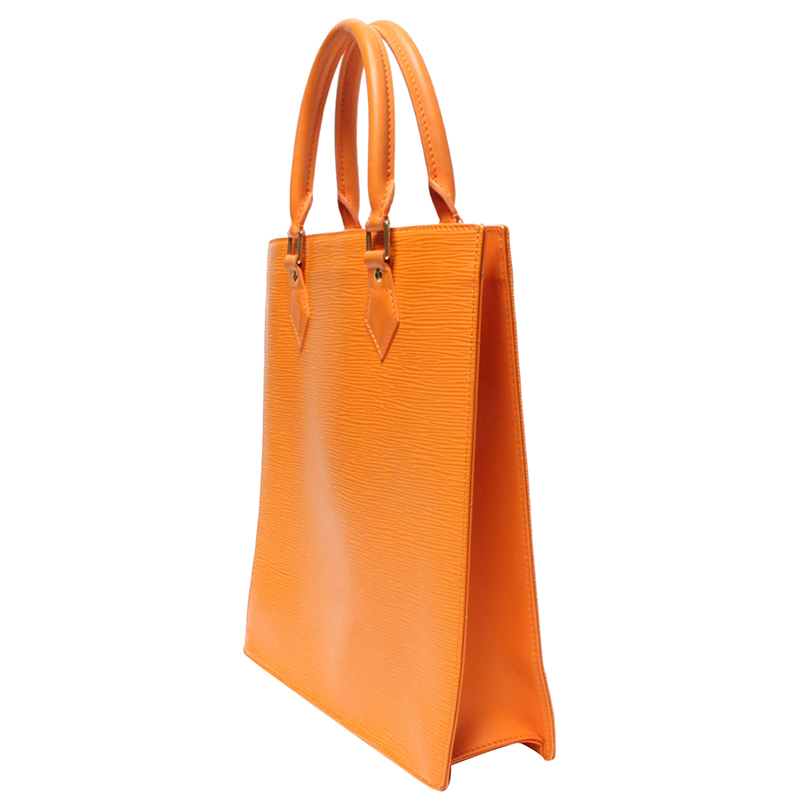Louis Vuitton Orange Epi Leather Sac Plat PM Bag buy at the price of $1,099.00 theluxurycloset.com imall.com