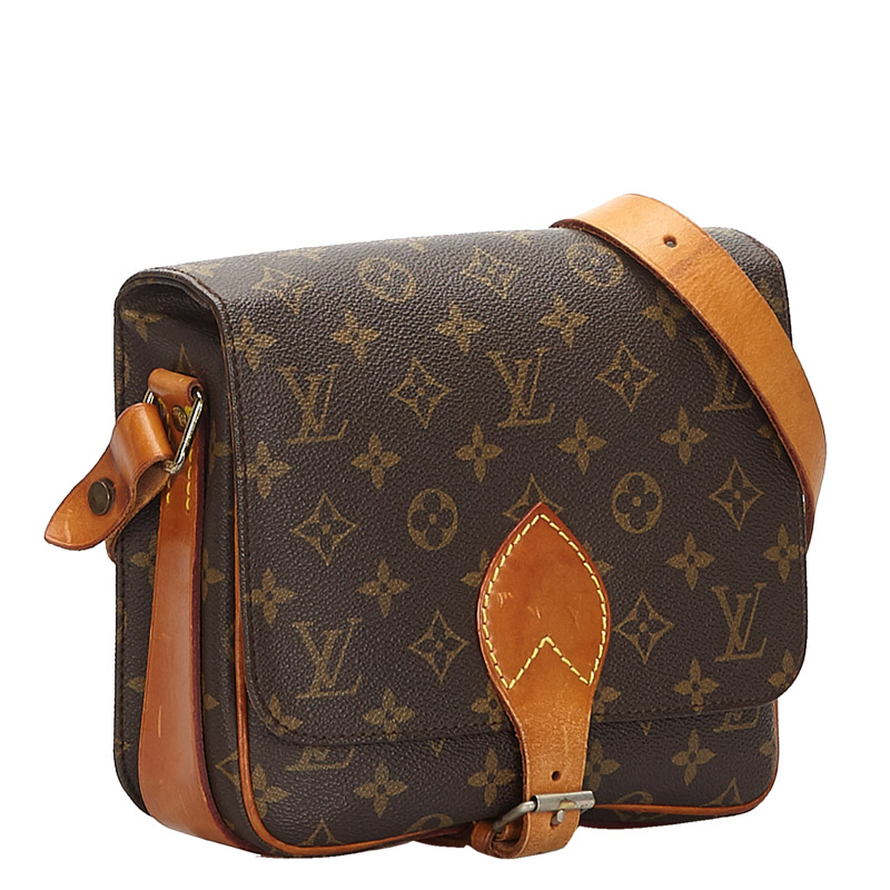 Louis Vuitton Monogram Canvas Cartouchiere MM Bag, Brown
Louis Vuitton Monogram Canvas Cartouchiere MM Bag, Brown