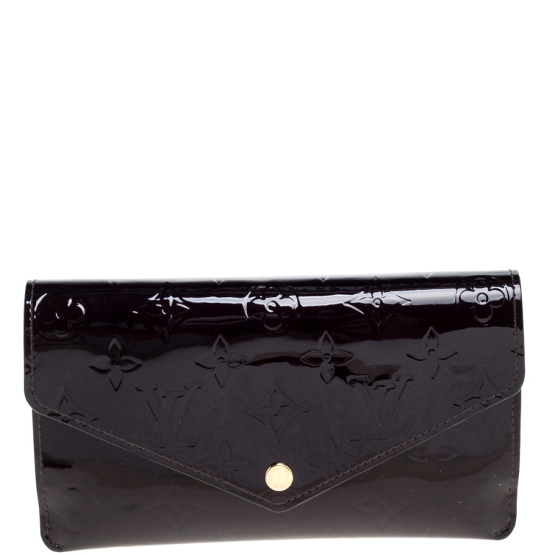 Image of Louis Vuitton Amarante Monogram Vernis Jeanne Continental Wallet