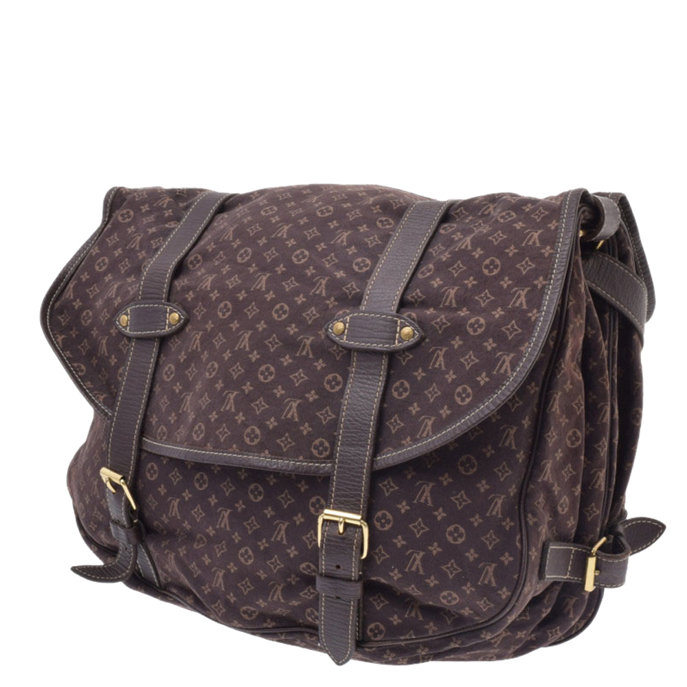 Louis Vuitton Brown Mini Lin Canvas Saumur Bag
Louis Vuitton Brown Mini Lin Canvas Saumur Bag