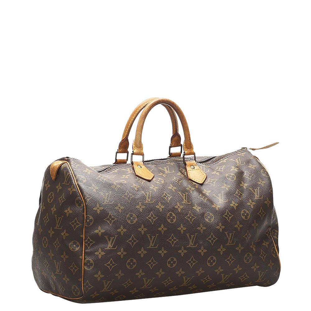 Louis Vuitton Brown Monogram Canvas Speedy 40 Bag
Louis Vuitton Brown Monogram Canvas Speedy 40 Bag