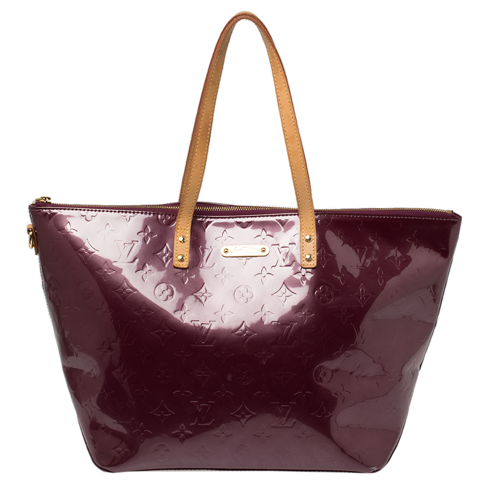 Louis Vuitton Violette Monogram Vernis Bellevue GM Bag