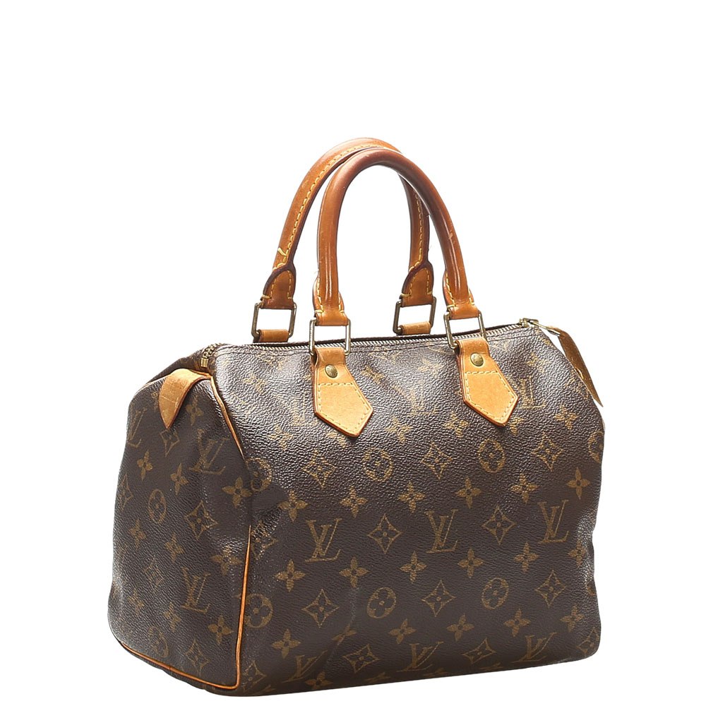 Louis Vuitton Monogram Canvas Speedy 25 Bag, Brown
Louis Vuitton Monogram Canvas Speedy 25 Bag, Brown