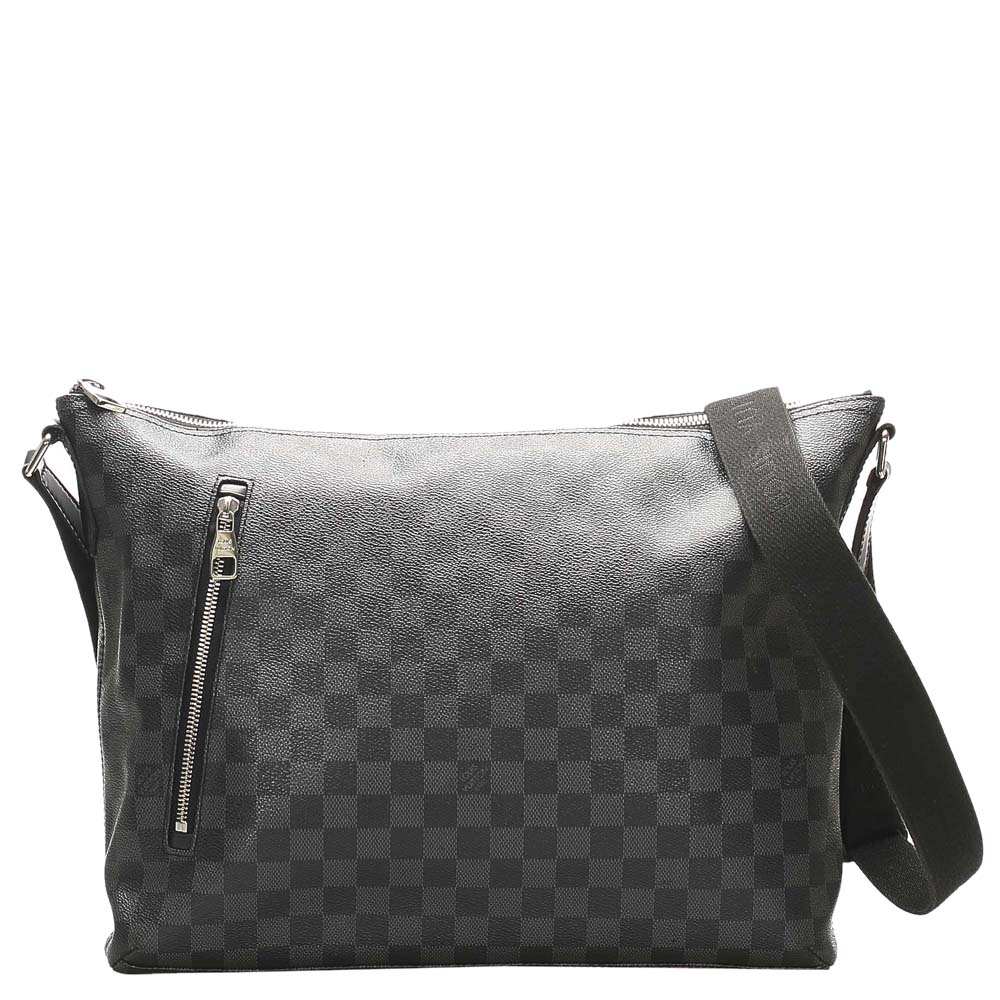 Louis Vuitton Black/Grey Damier Graphite Canvas Mick MM Bag