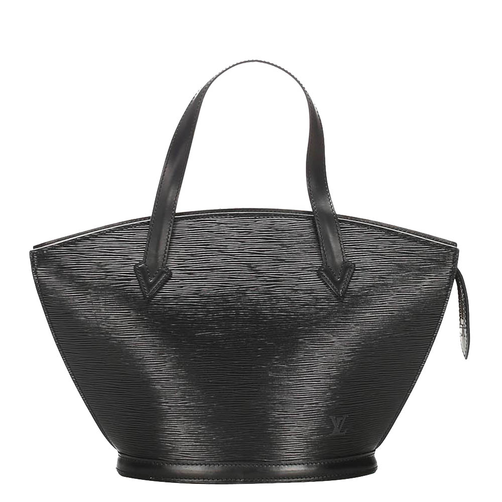 Louis Vuitton Black Epi Saint Jacques PM Short Strap Bag