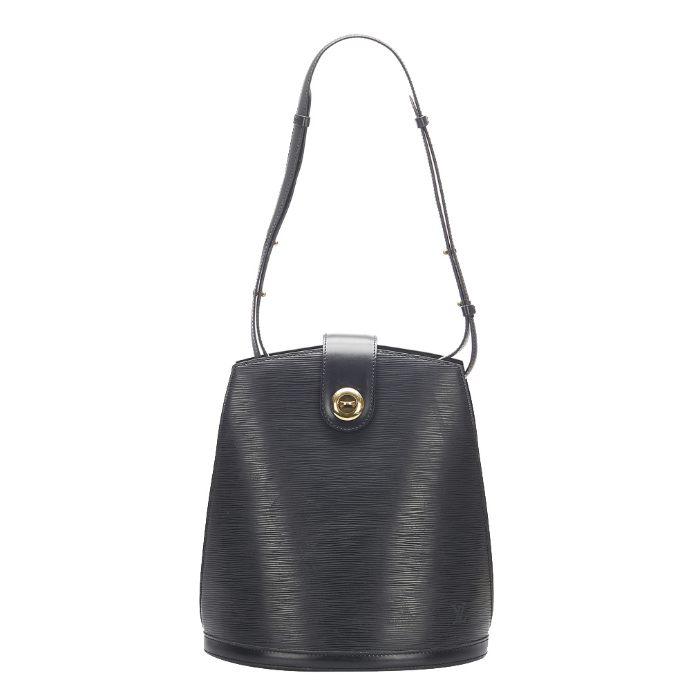 Louis Vuitton Black Epi Leather Cluny Bag