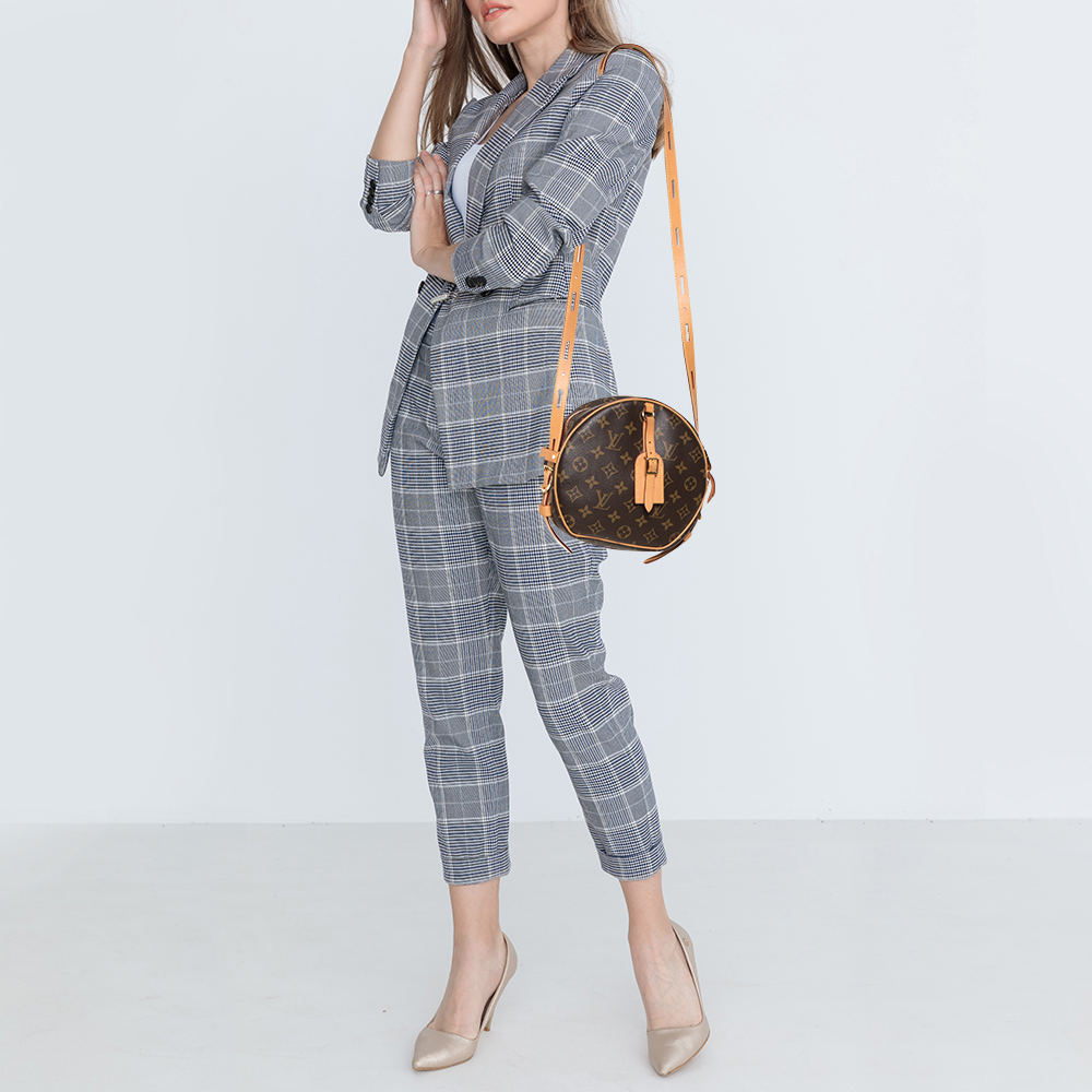 Louis Vuitton Monogram Canvas and Leather Boite Chapeau Souple Crossbody Bag, Brown
Louis Vuitton Monogram Canvas and Leather Boite Chapeau Souple Crossbody Bag, Brown