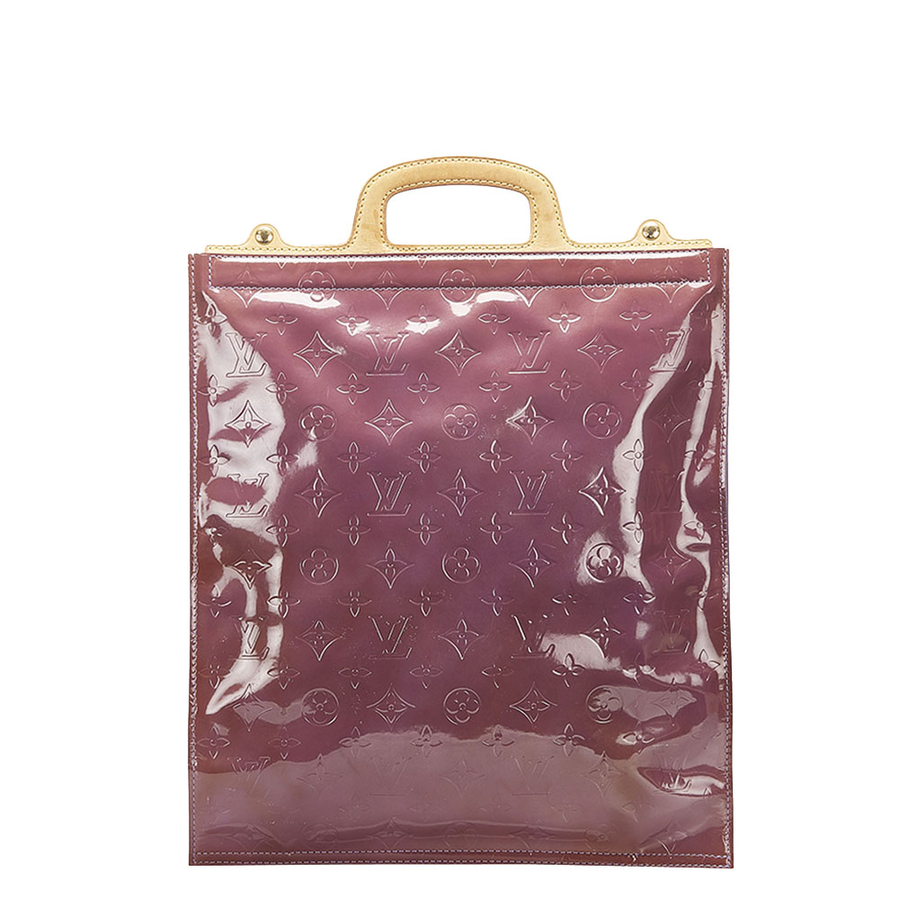 Louis Vuitton Purple Monogram Vernis Stanton Tote Bag