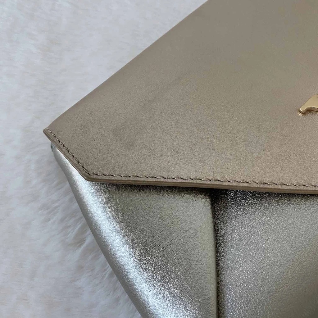 Louis Vuitton Metallic Leather Love Note Clutch