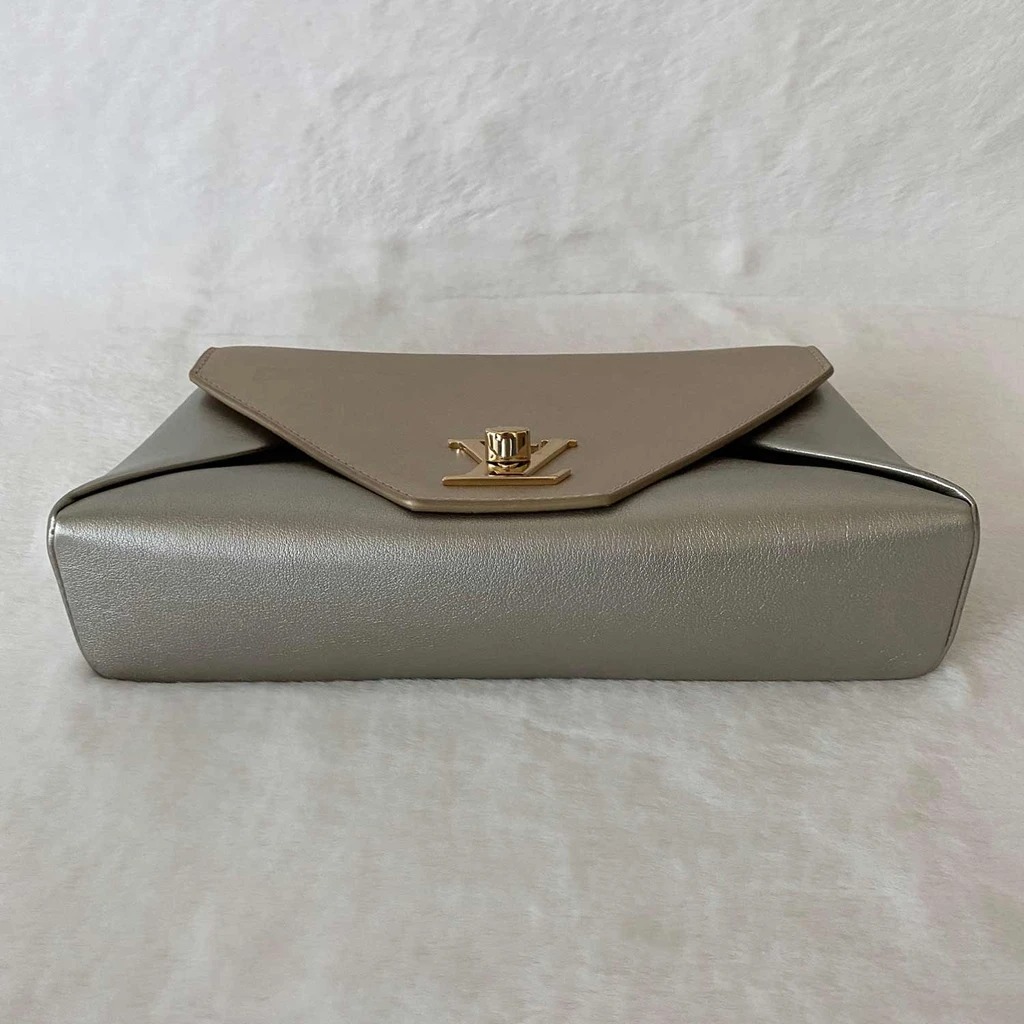 Louis Vuitton Metallic Leather Love Note Clutch