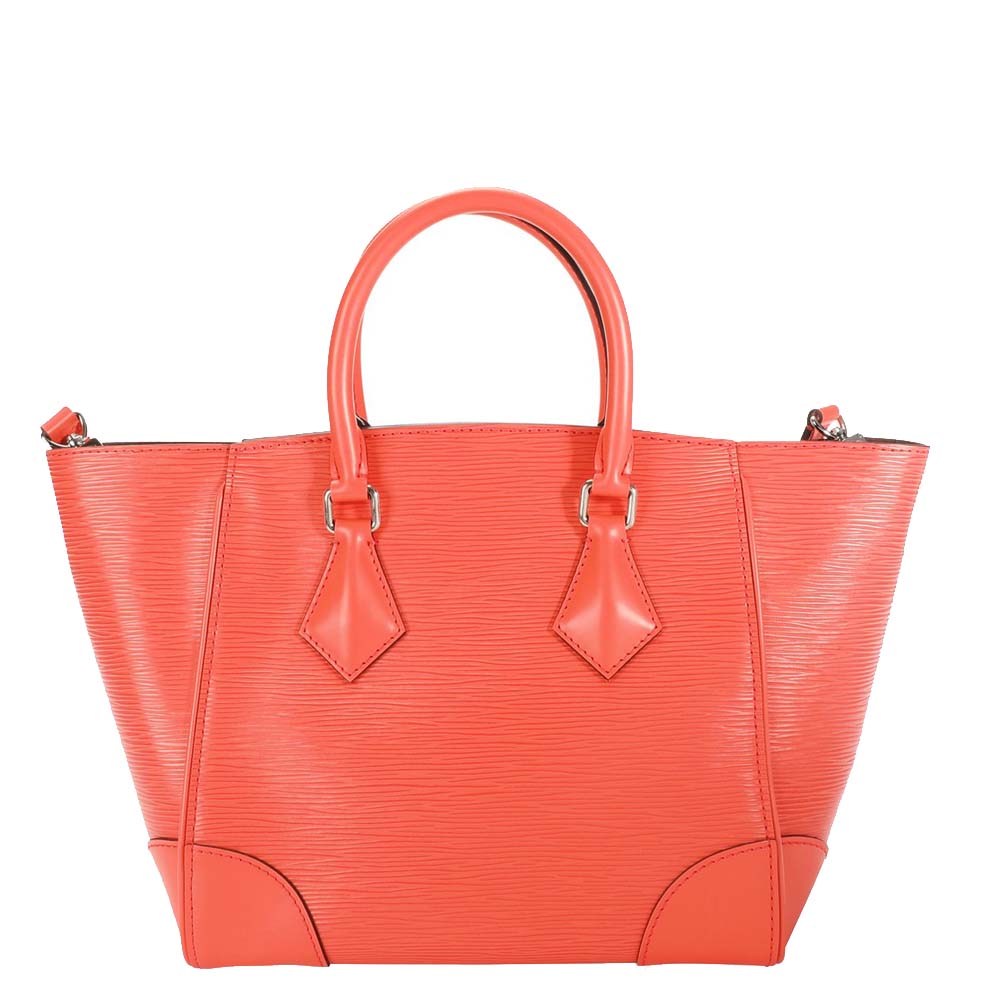 Louis Vuitton Orange Poppy Epi Leather Phenix PM Bag