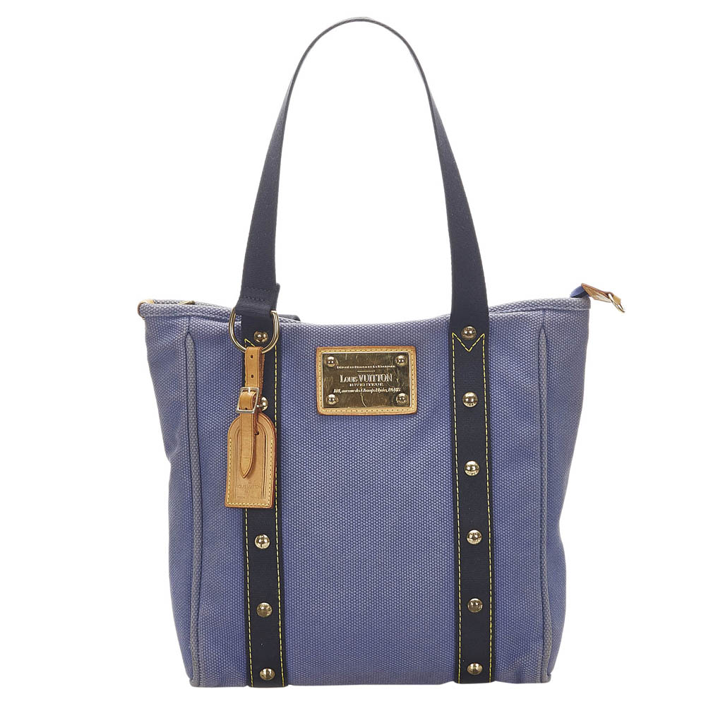 Louis Vuitton Purple Canvas Antigua Cabas MM Bag