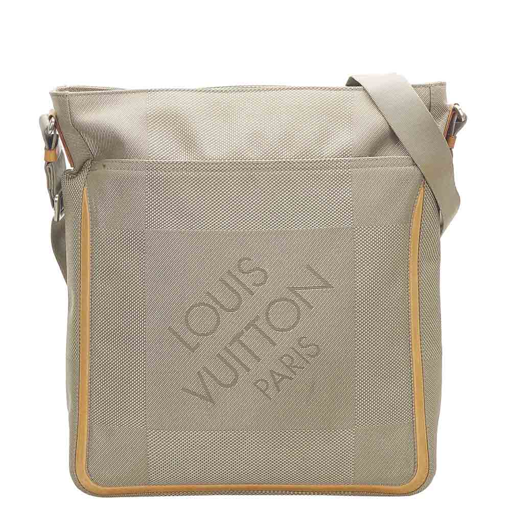 Louis Vuitton Brown Canvas Fabric Messenger