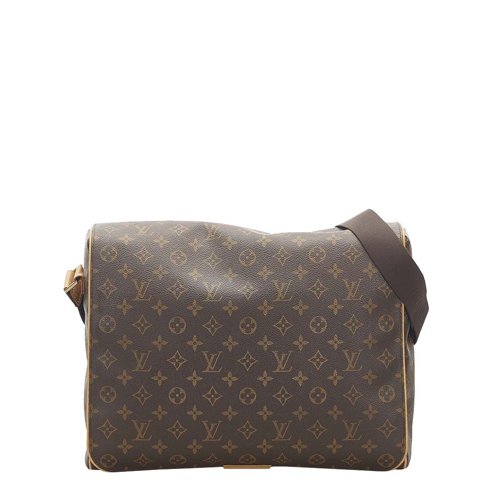 Louis Vuitton Brown Canvas Messenger Bag