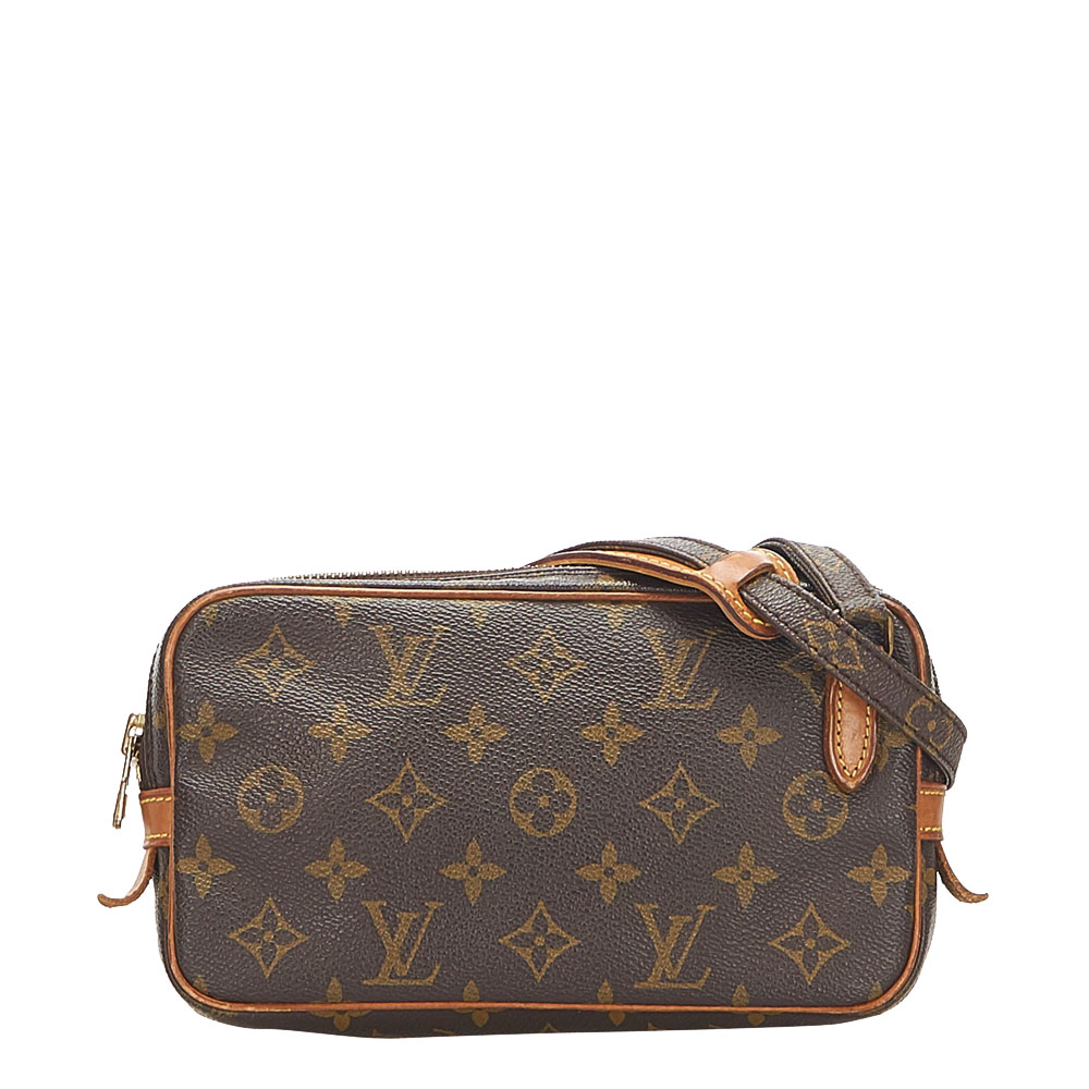 Louis Vuitton Brown Canvas Marly Bandouliere Shoulder Bag