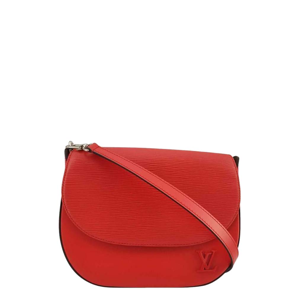 Louis Vuitton Red Leather Luna Shoulder Bag
