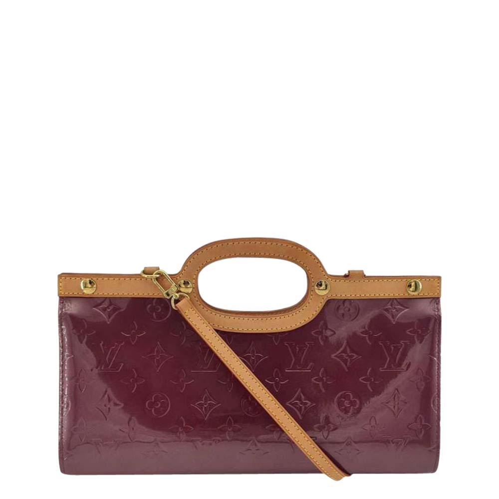 Louis Vuitton Purple Leather Roxbury Drive Bag