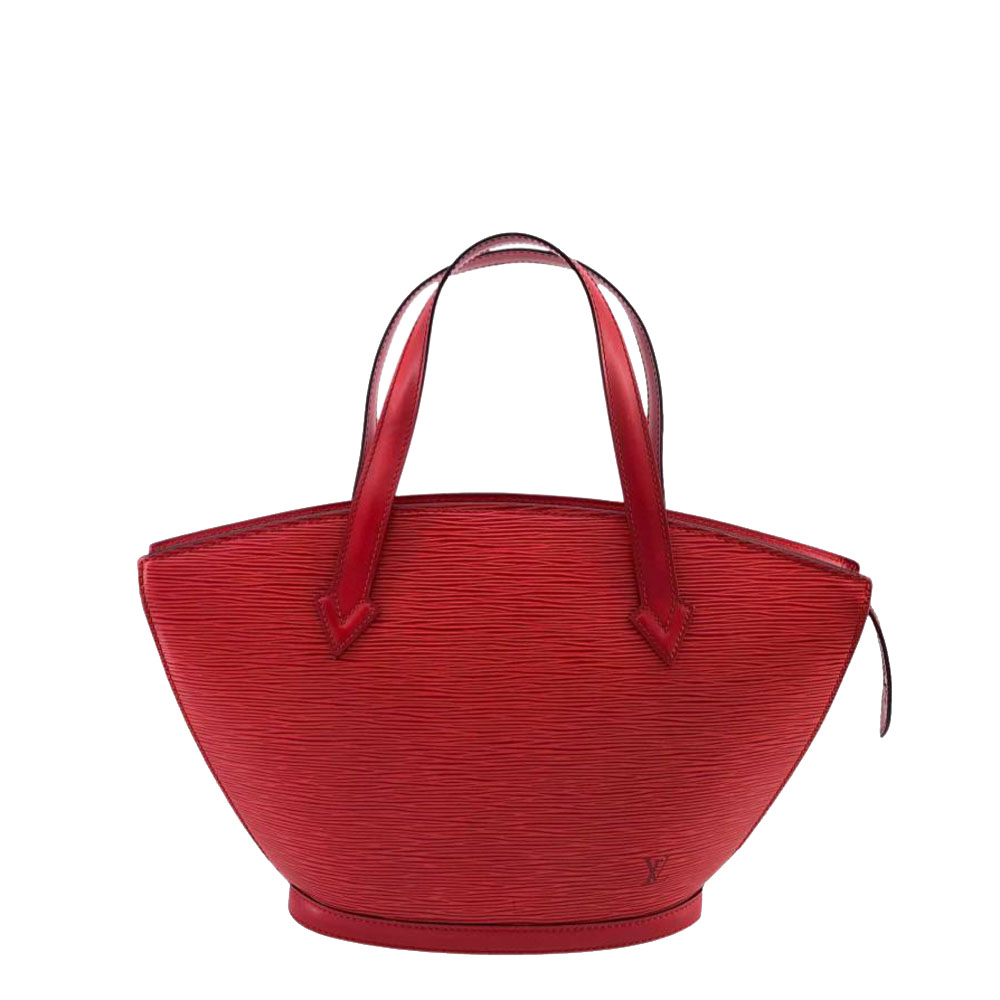 Louis Vuitton Red Leather Saint Jacques GM Bag