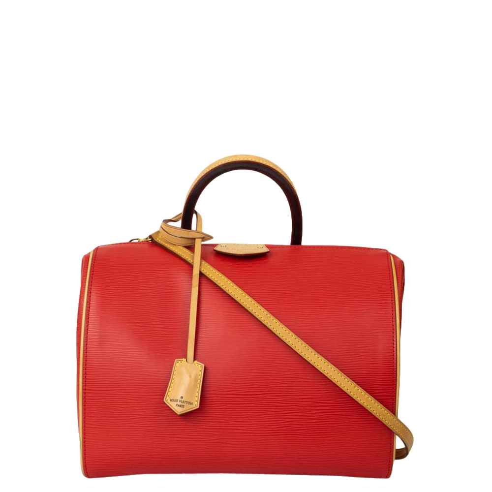 Louis Vuitton Red Epi Leather Doc Shoulder Bag