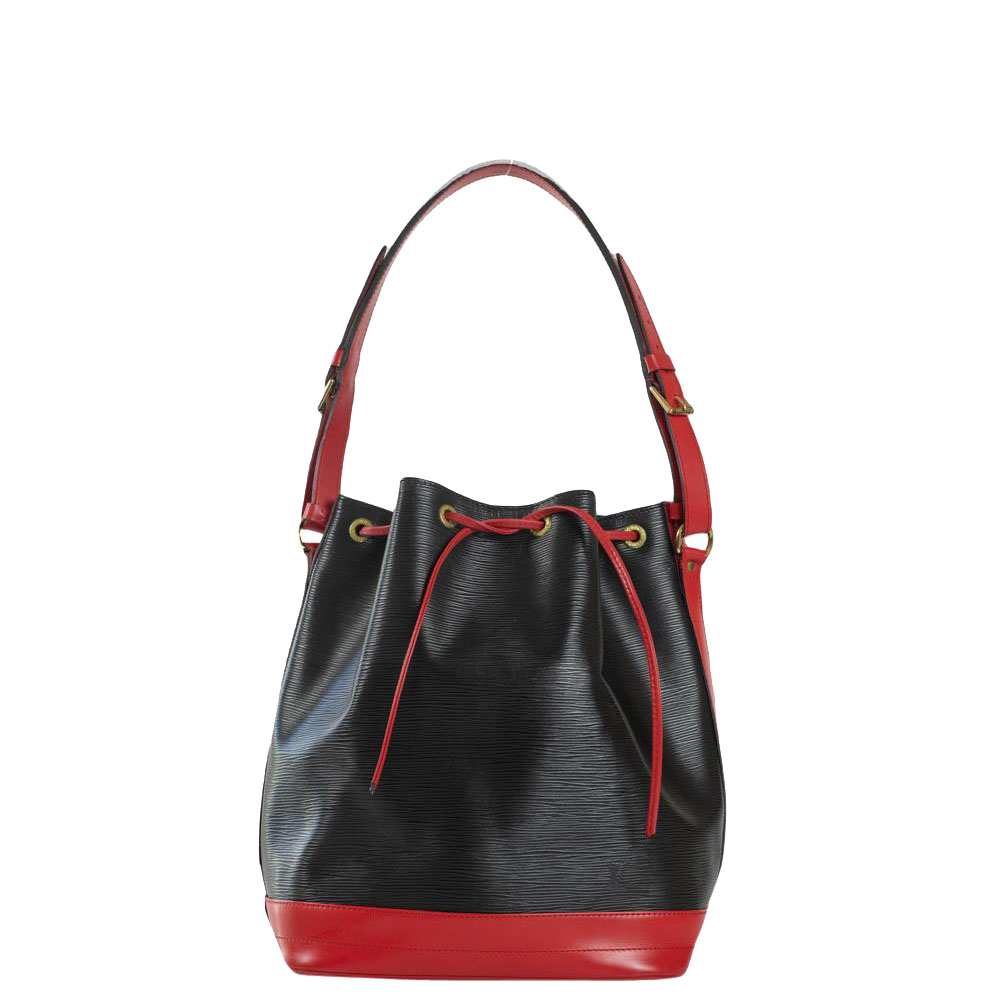 Louis Vuitton Black Leather Noe Shoulder Bag