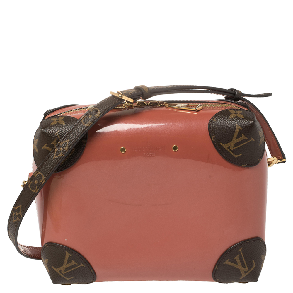 Louis Vuitton Vieux Rose Miroir Venice Leather Crossbody Bag
