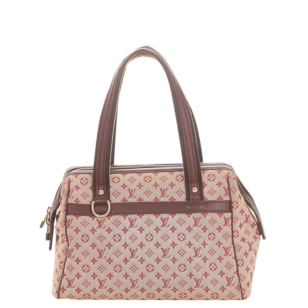 Louis Vuitton Pink Monogram Mini Lin Canvas Josephine PM Bag