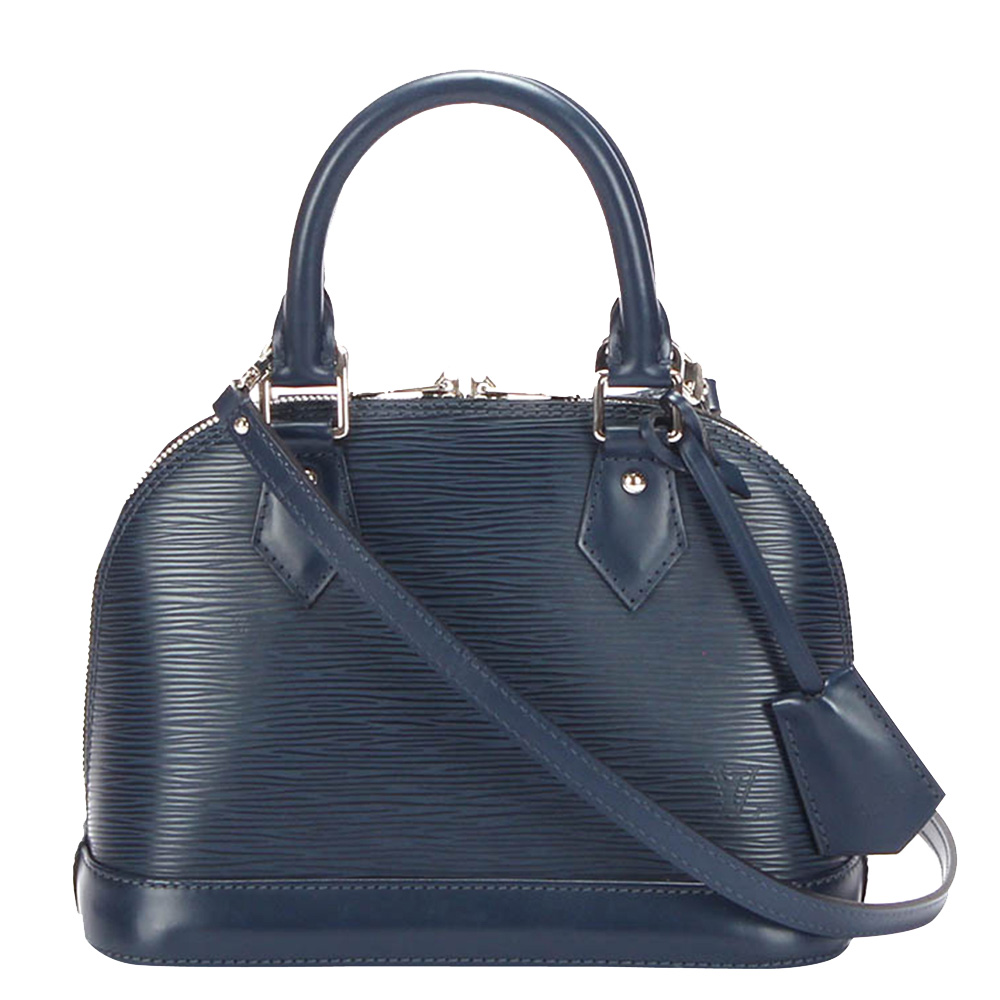 Louis Vuitton Blue Epi Leather Alma BB Bag