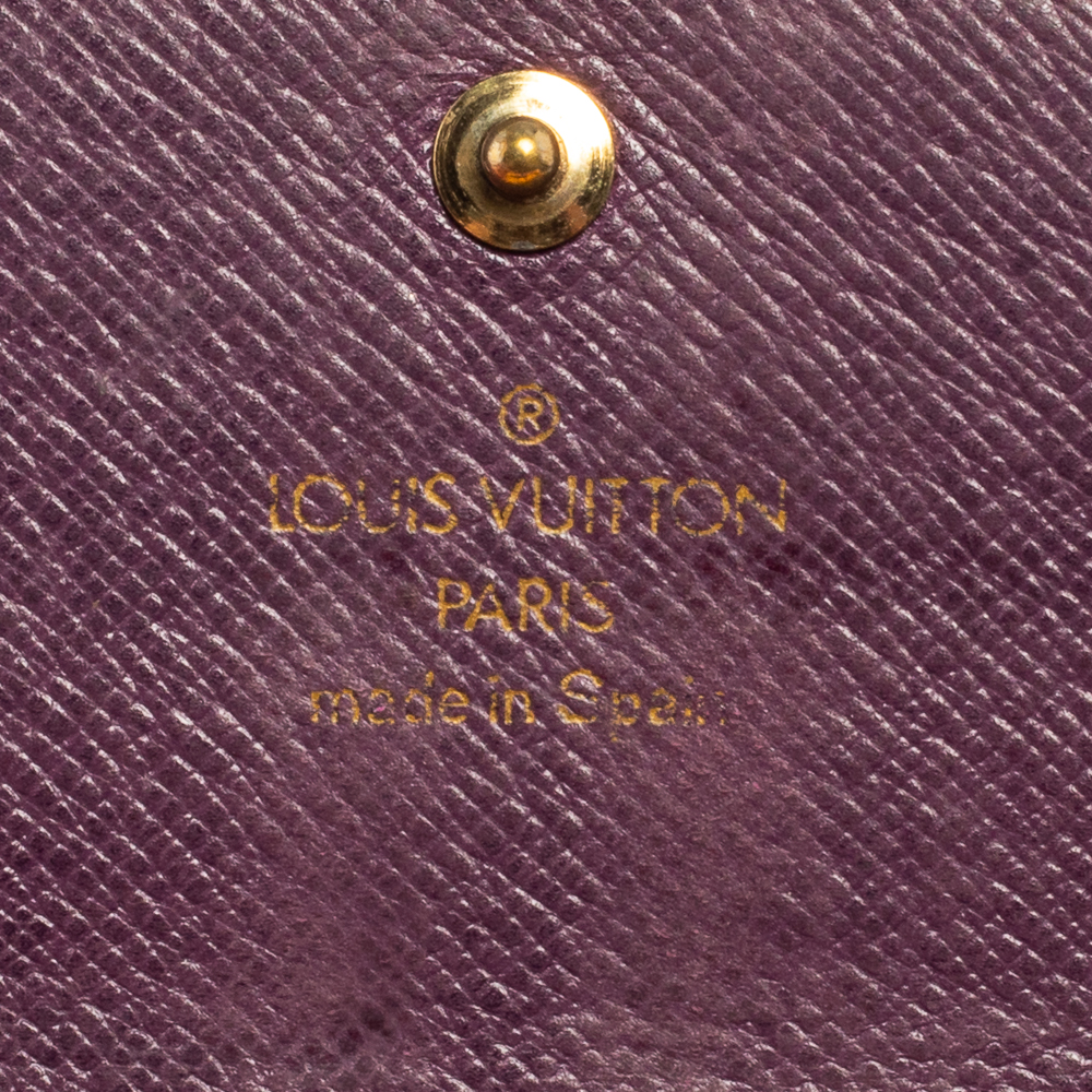 Louis Vuitton Tassel Yellow Epi Leather Porte Tresor International Wallet