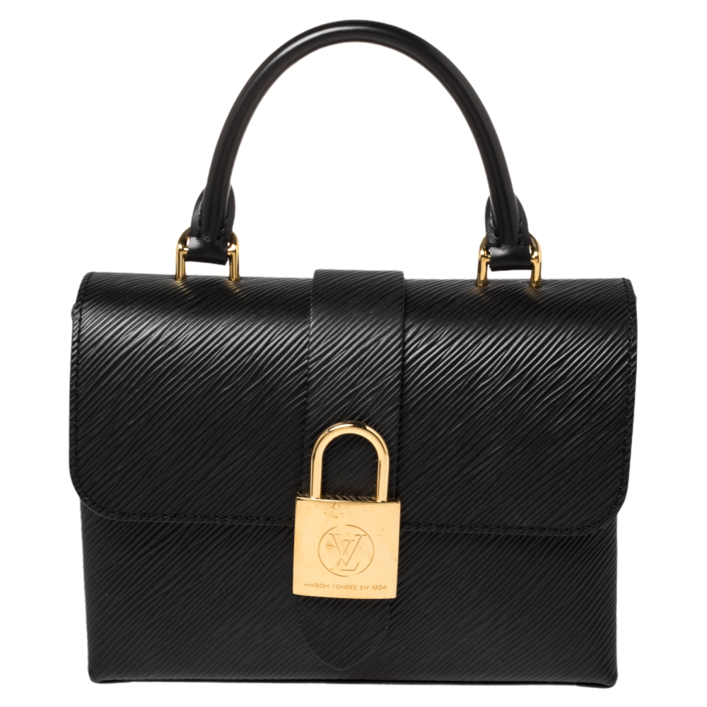 Louis Vuitton Black Epi Leather Locky BB Bag