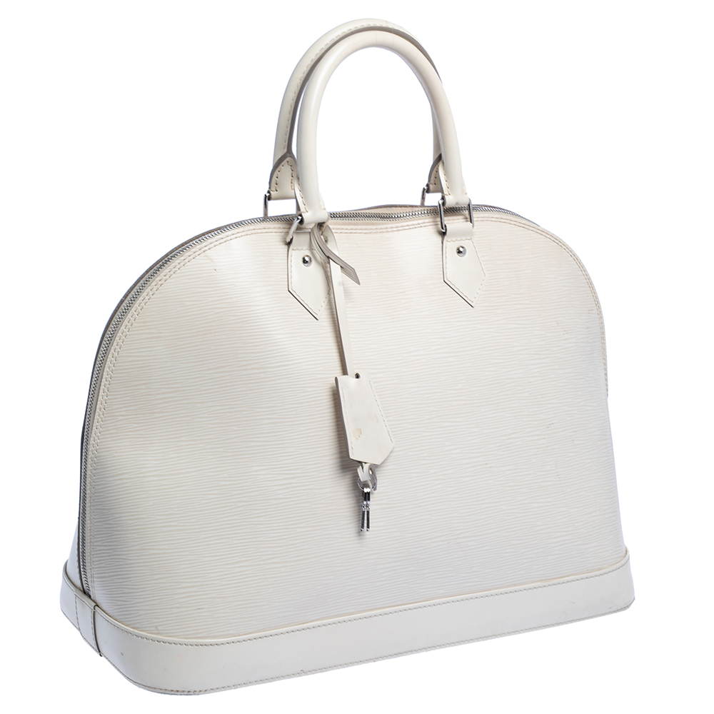 Louis Vuitton Ivorie Epi Leather Alma GM Bag