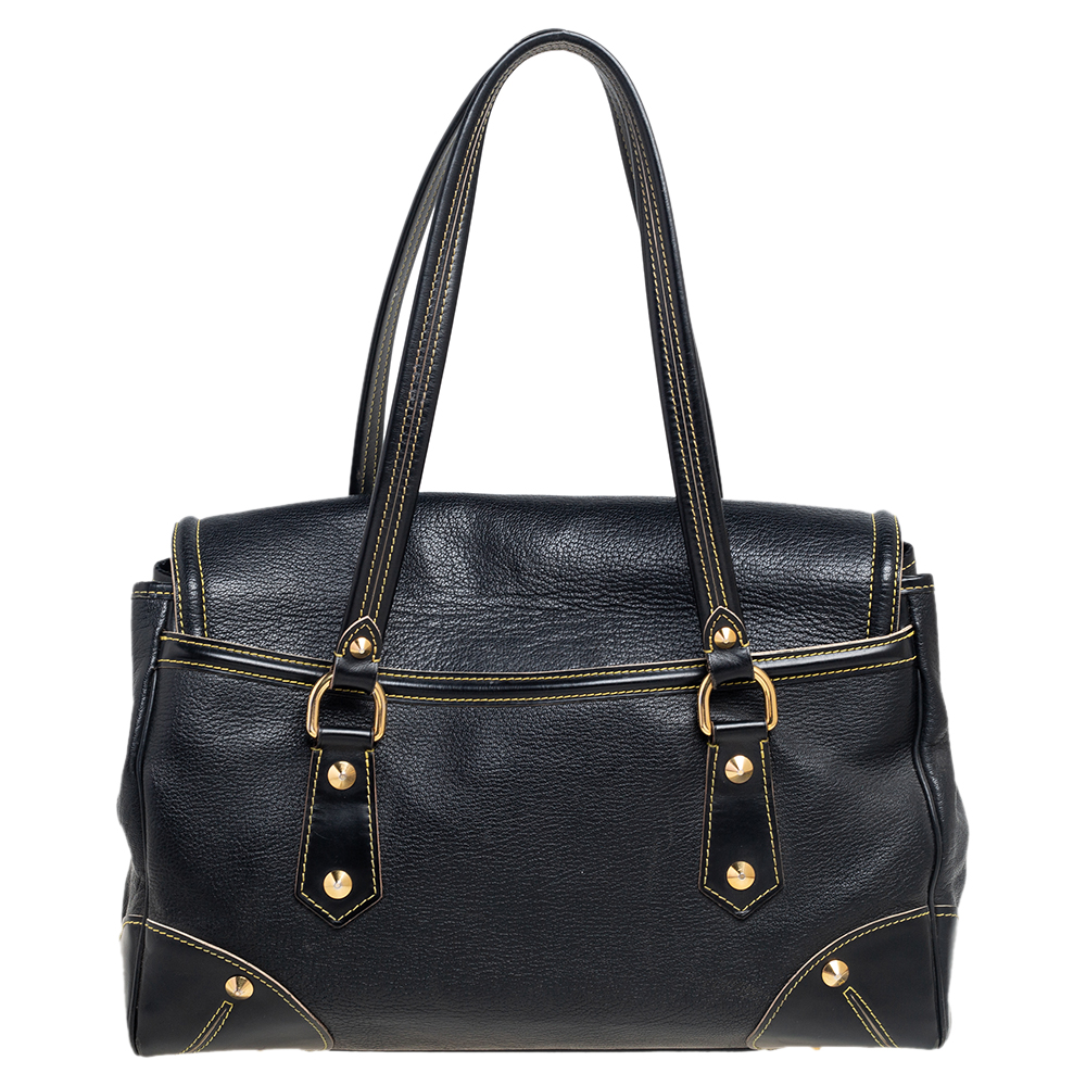 Louis Vuitton Black Suhali Leather L'Absolu De Voyage Bag