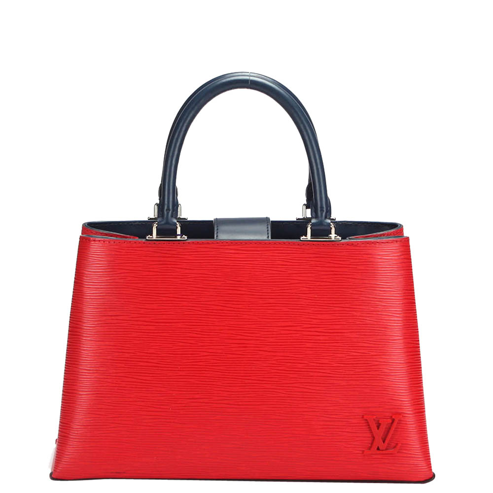 Louis Vuitton Red Epi Leather Kleber PM Bag