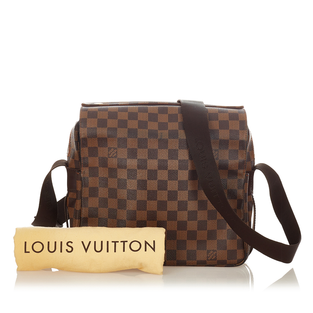 Louis Vuitton Brown Damier Canvas Naviglio Messenger Bag6
