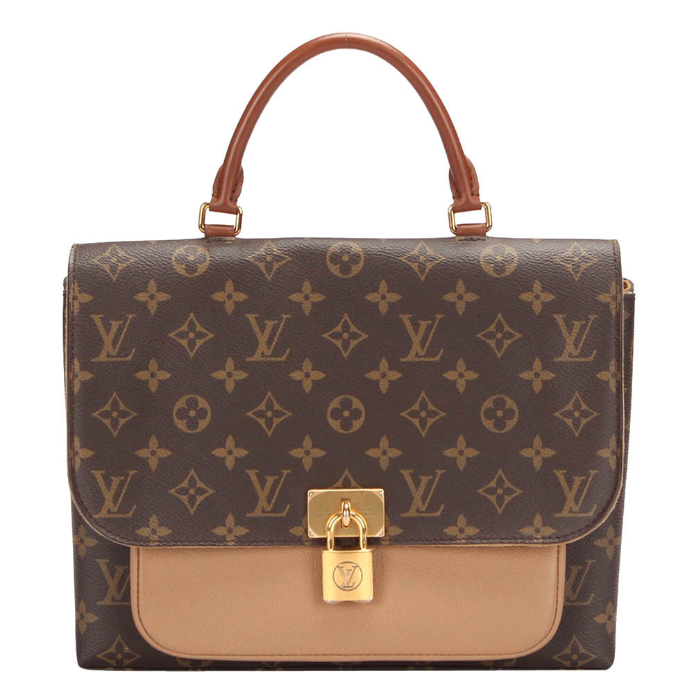 Louis Vuitton Brown Coated Canvas Marignan Shoulder Bag
