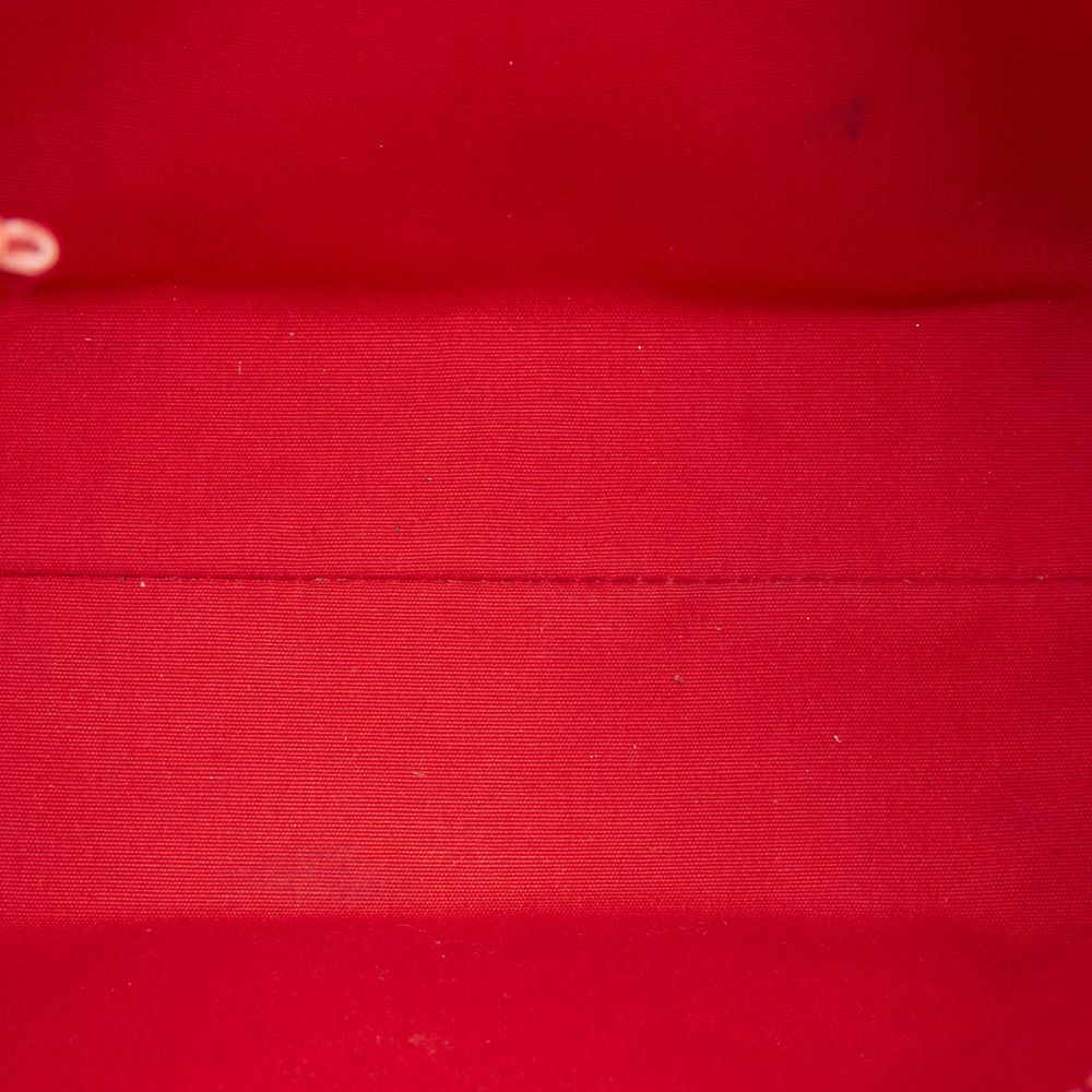 Louis Vuitton Red Monogram Vernis Reade PM bag3