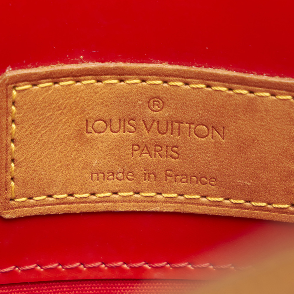 Louis Vuitton Red Monogram Vernis Reade PM bag5