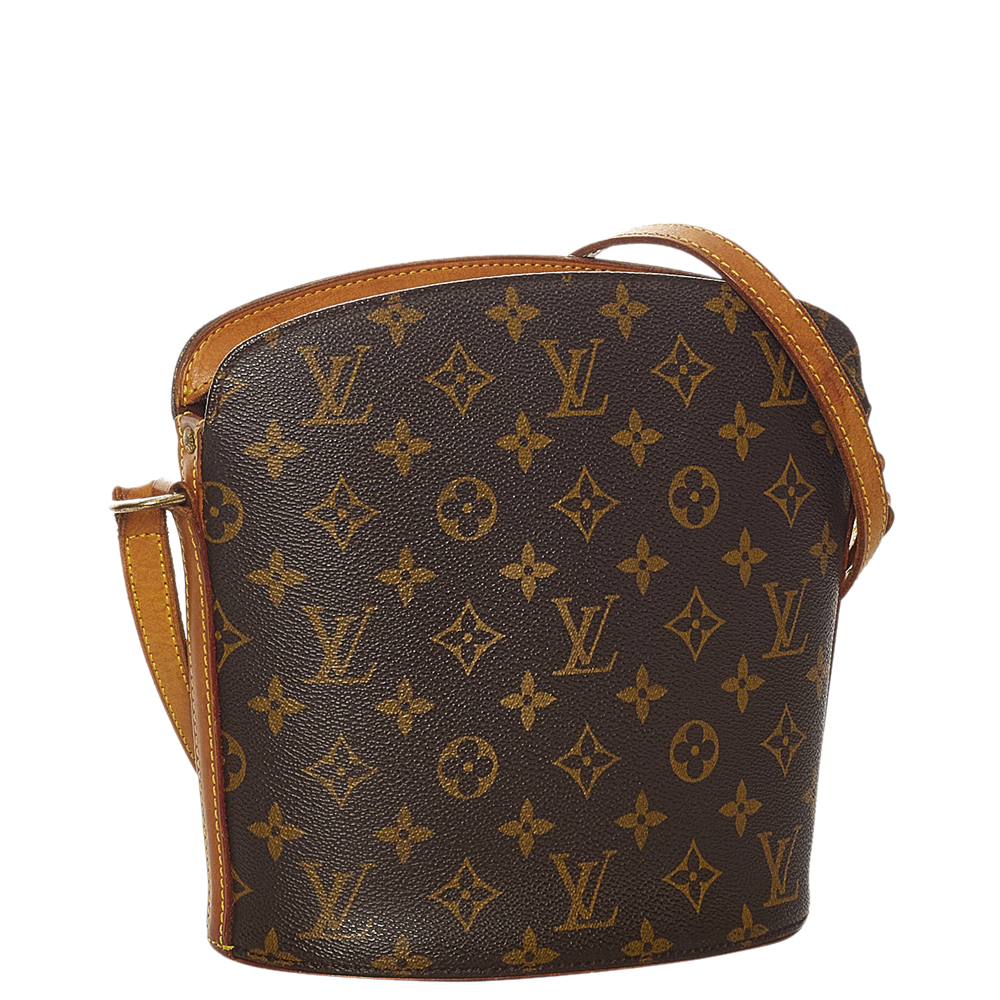 

Louis Vuitton Monogram Canvas Drouot Bag, Brown