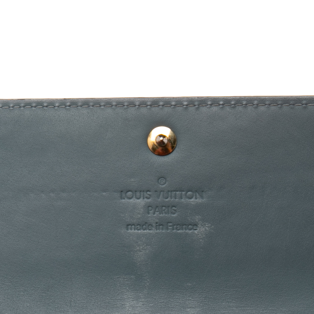 Louis Vuitton Givre Monogram Vernis Sarah Wallet